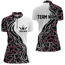 Load image into Gallery viewer, Custom Bowling Shirts For Women, Personalized Bowling Team Jerseys Bowling Pattern IPHW4503