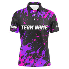 Load image into Gallery viewer, Personalized Bowling Team Jerseys, Bowling Shirts For Men With Customized Name | Pink IPHW4511