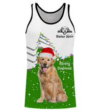 Load image into Gallery viewer, Cute funny Golden Retriever Christmas 3D All over shirt styles to choose for Dog lovers - IPH2159