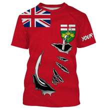 Load image into Gallery viewer, Canada Ontario Fish hook Custom Long sleeve Fishing Shirts, Ontario Fishing jerseys IPHW3337