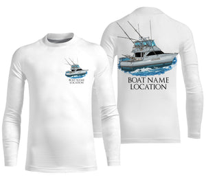 Custom Fishing Boat name Long sleeve Fishing Shirts, Personalized fisher boats shirt IPHW3621