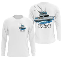 Load image into Gallery viewer, Custom Fishing Boat name Long sleeve Fishing Shirts, Personalized fisher boats shirt IPHW3621