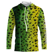 Load image into Gallery viewer, Crappie Fish scale Fishing Shirts, Crappie Custom Long sleeve Fishing Shirts IPHW3500