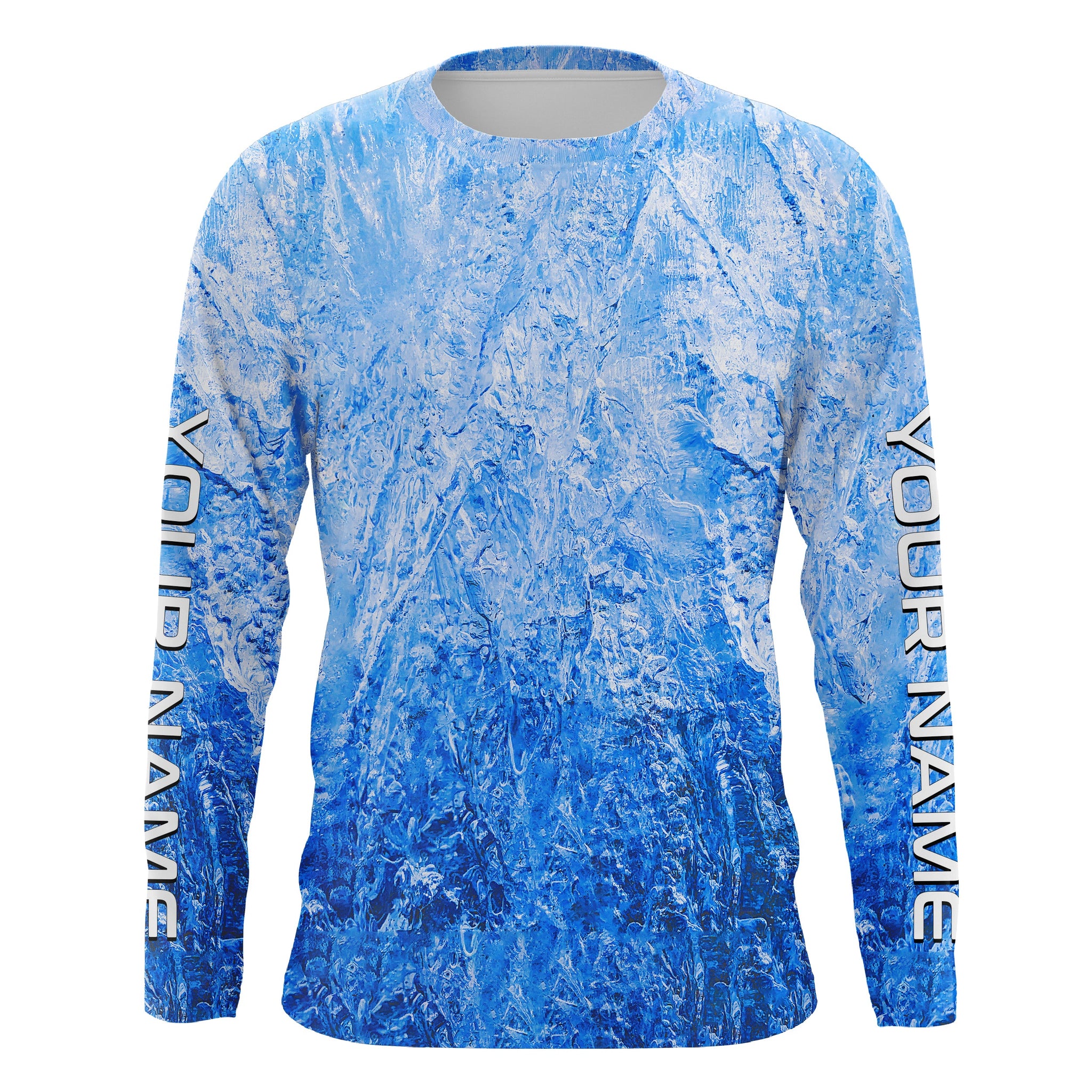 Ice camo Ice Fishing Shirts, Personalized Ice Fishing Clothing for