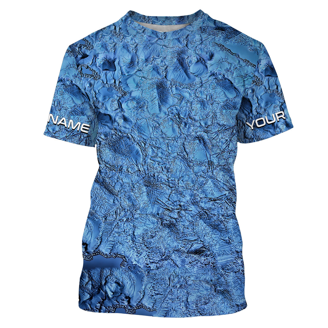 Ice camo Ice Fishing Shirts, Personalized Ice Fishing Clothing for men, women and kids IPHW3507