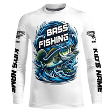 Load image into Gallery viewer, Custom Largremouth Bass Long Sleeve Tournament Fishing Shirts, Uv Protection Bass Fishing Shirt IPHW5937