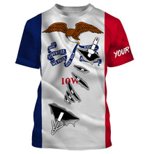 Load image into Gallery viewer, Iowa Bowfishing Custom Long Sleeve UV Fishing Shirts, Iowa Bow Fishing Shirts - IPHW1068