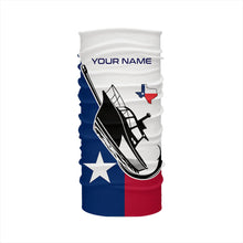 Load image into Gallery viewer, Custom Deep Sea Fishing Shirts With Boat Name, Texas Flag Saltwater Fishing Shirts IPHW4903