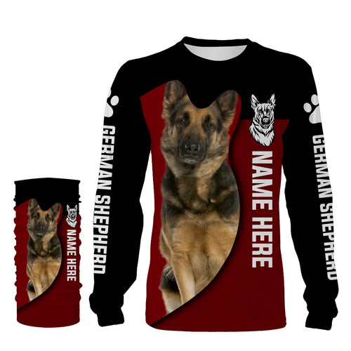 German Shepherd Dog Hunting Full printing Custom All over print shirts, personalized gifts - IPHW225