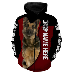 German Shepherd Dog Hunting Full printing Custom All over print shirts, personalized gifts - IPHW225
