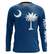 Load image into Gallery viewer, South Carolina Flag Customize  UV Protection Long Sleeve Performance Shirts Personalized Patriotic Gifts - IPHW735