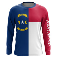 Load image into Gallery viewer, North Carolina Flag Customize  UV Protection Long Sleeve Performance Shirts Personalized Patriotic Gifts - IPHW736