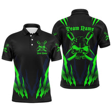 Load image into Gallery viewer, Custom Bowling Shirts For Men And Women,  Skull  Bowling Team Shirts Bowling Pin IPHW3786