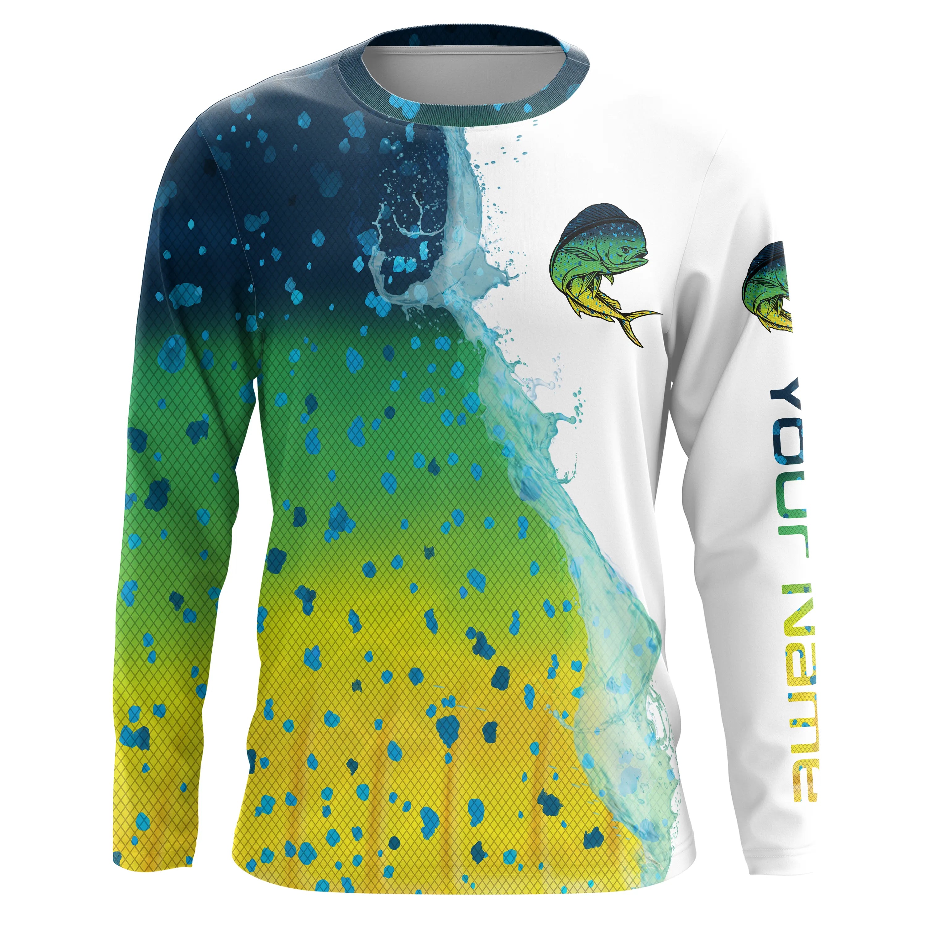 Customized Mahi Mahi fishing shirts, long sleeve performance fishing s –  ChipteeAmz