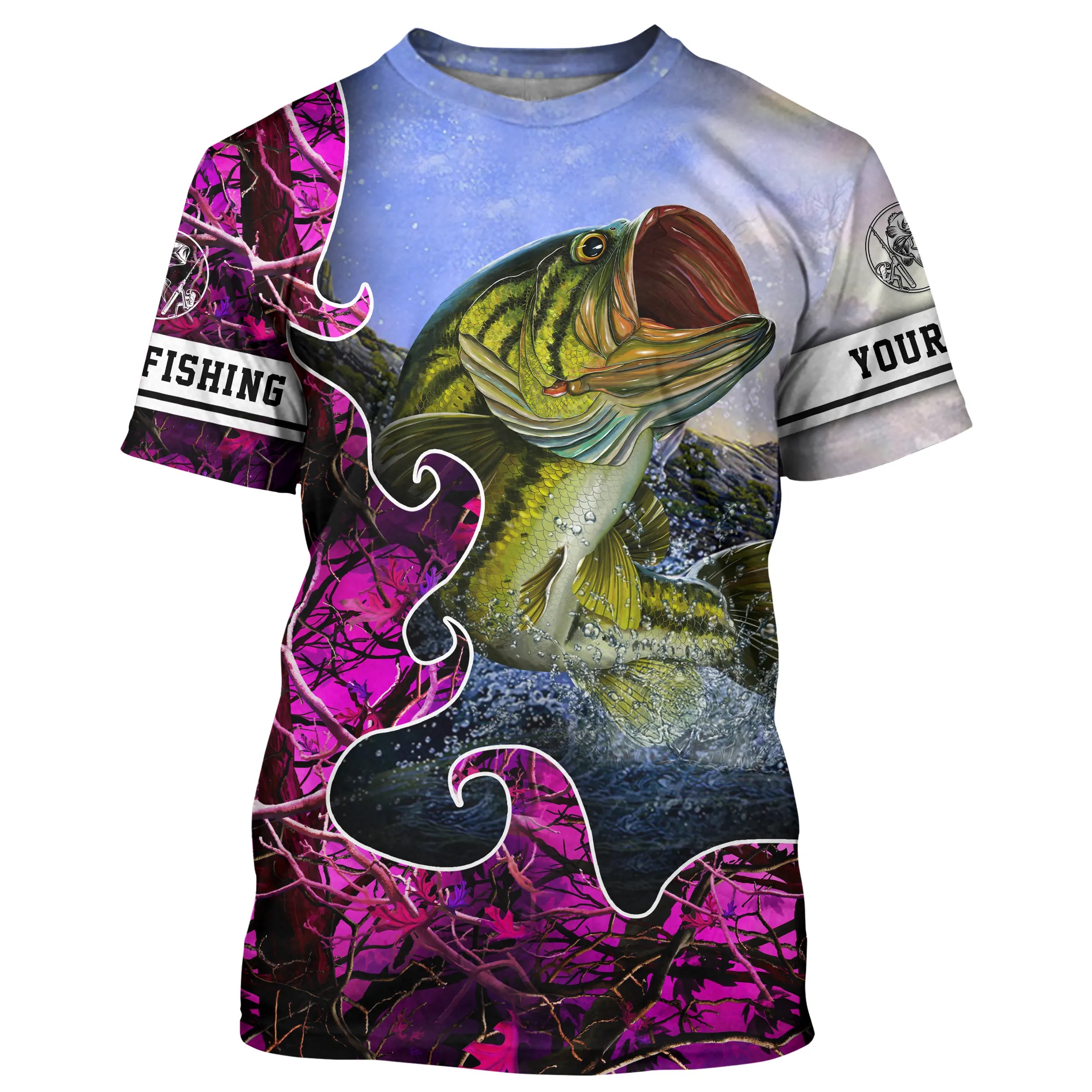  ChipteeAmz Personalized Bass Fishing Jerseys, Bass Fishing  Scales Custom Long Sleeve Fishing Tournament Shirts - TTN37 : ביגוד, נעליים