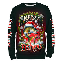 Load image into Gallery viewer, Personalized Walleye Christmas Fishing Shirts For Fisherman Fishing Gifts IPHW5560