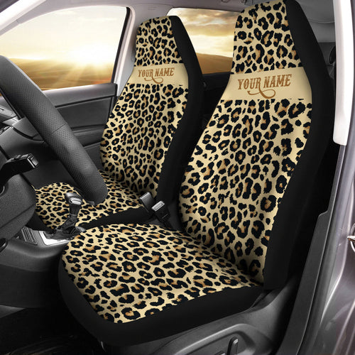 Leopard print Car Seat covers, Custom Car Accessories Car Seat Protector - IPHW1008