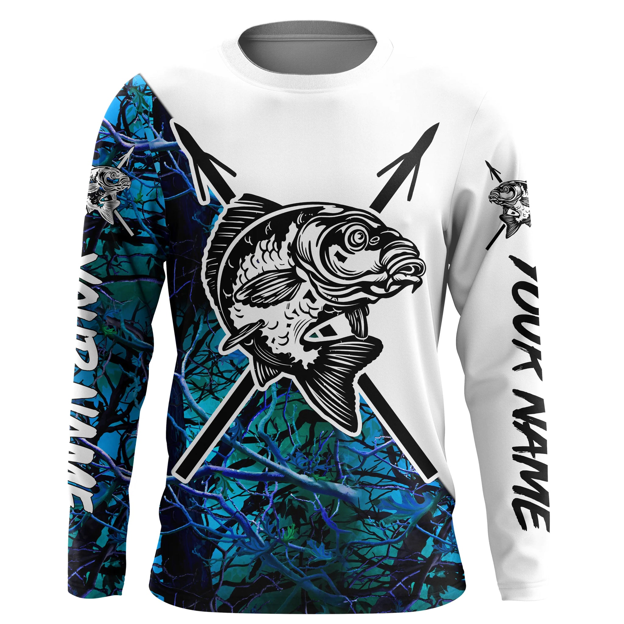 Carp Bowfishing Shirts  Custom Bow Fishing Long Sleeve Performance Fi –  ChipteeAmz
