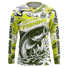 Load image into Gallery viewer, Custom Multi-Color Catfish Long Sleeve Fishing Shirts, Catfish Jerseys For Fishing Team IPHW5922