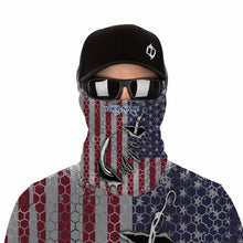 Load image into Gallery viewer, US Fishing 3D Fish Hook American Flag Sun / UV protection quick dry customize name long sleeves shirts UPF 30+ personalized Patriotic fishing apparel gift for Fishing lovers - IPH1975