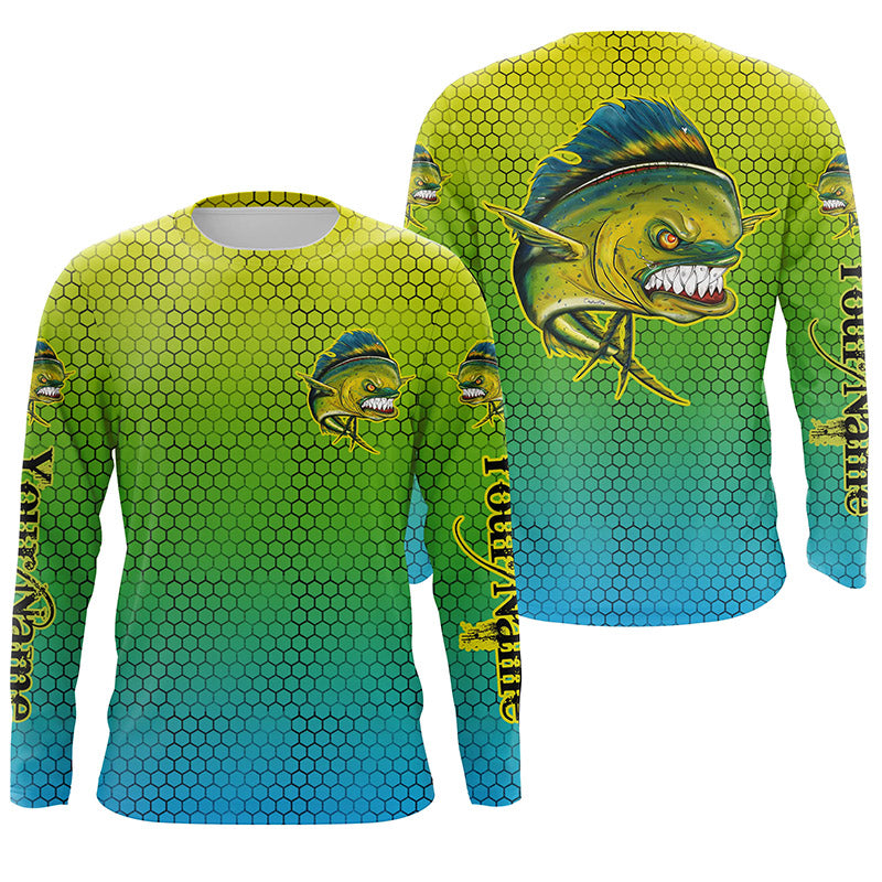 Mahi Mahi Dorado Scales Custom Uv Protection Fishing Shirts, Mahi Mahi –  ChipteeAmz