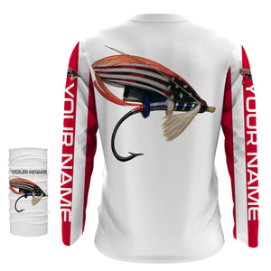 American Flag Fishing lure Patriotic Custom Fly Fishing Shirts | personalized Fishing gifts IPHW1296