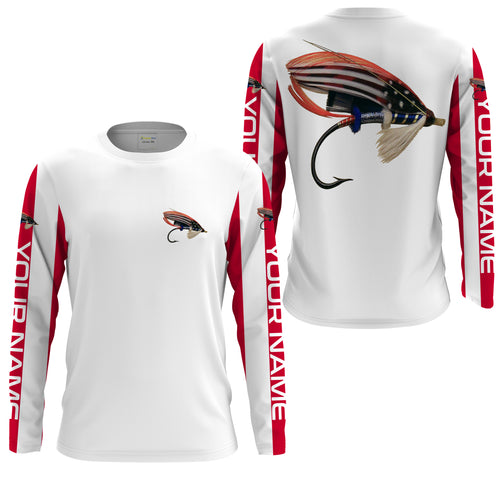 American Flag Fishing lure Patriotic Custom Fly Fishing Shirts | personalized Fishing gifts IPHW1296