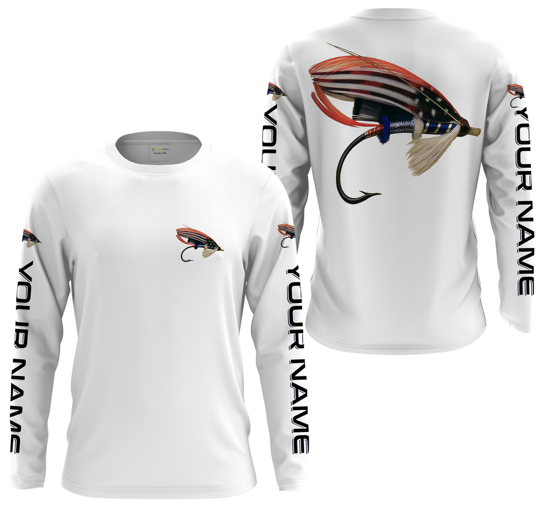 American Flag Fishing lure Custom Patriotic Fly Fishing Shirts Fishing gifts apparel - IPHW1297