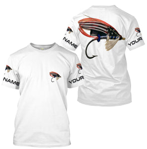 American Flag Fishing lure Custom Patriotic Fly Fishing Shirts Fishing gifts apparel - IPHW1297