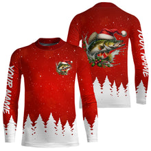 Load image into Gallery viewer, Walleye Fishing Custom Christmas Fishing Shirts, Xmas Fishing Gifts For Men, Women And Kids IPHW5569