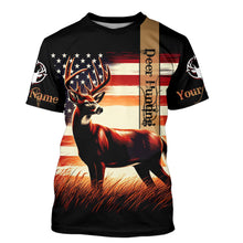 Load image into Gallery viewer, Personalized Deer Hunting Full Printing Shirts, Deer Hunter Custom Name All Over Print Shirts For Men And Women IPHW5424