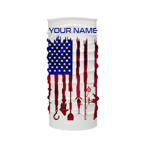 Personalized American Flag Uv Protection Fishing Shirt Fishing Jersey For Fisherman IPHW5044