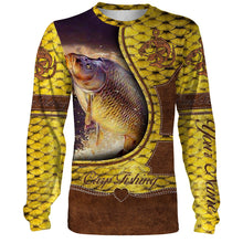 Load image into Gallery viewer, Carp Fishing Scale Customize name 3D All over print shirts - personalized fishing gift for Adult and Kid - NQS425