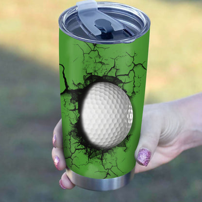 Golf tumbler It takes a lot of balls to golf like I do Stainless Steel Tumbler Cup - custom golf gifts NQS3424