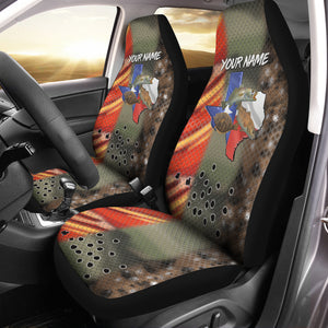 Texas Slam Fishing Custom 3D All over Seat Cover, perfect car accessories - personalized fishing gift for fishing lovers - NQS555
