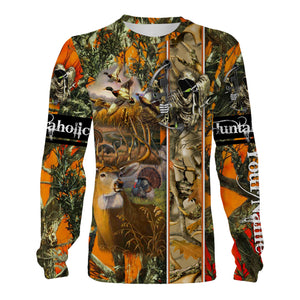Bow hunting t shirt Deer Hunting Customize Name 3D All Over Printed Shirts NQS960