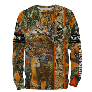 Bow hunting t shirt Deer Hunting Customize Name 3D All Over Printed Shirts NQS960