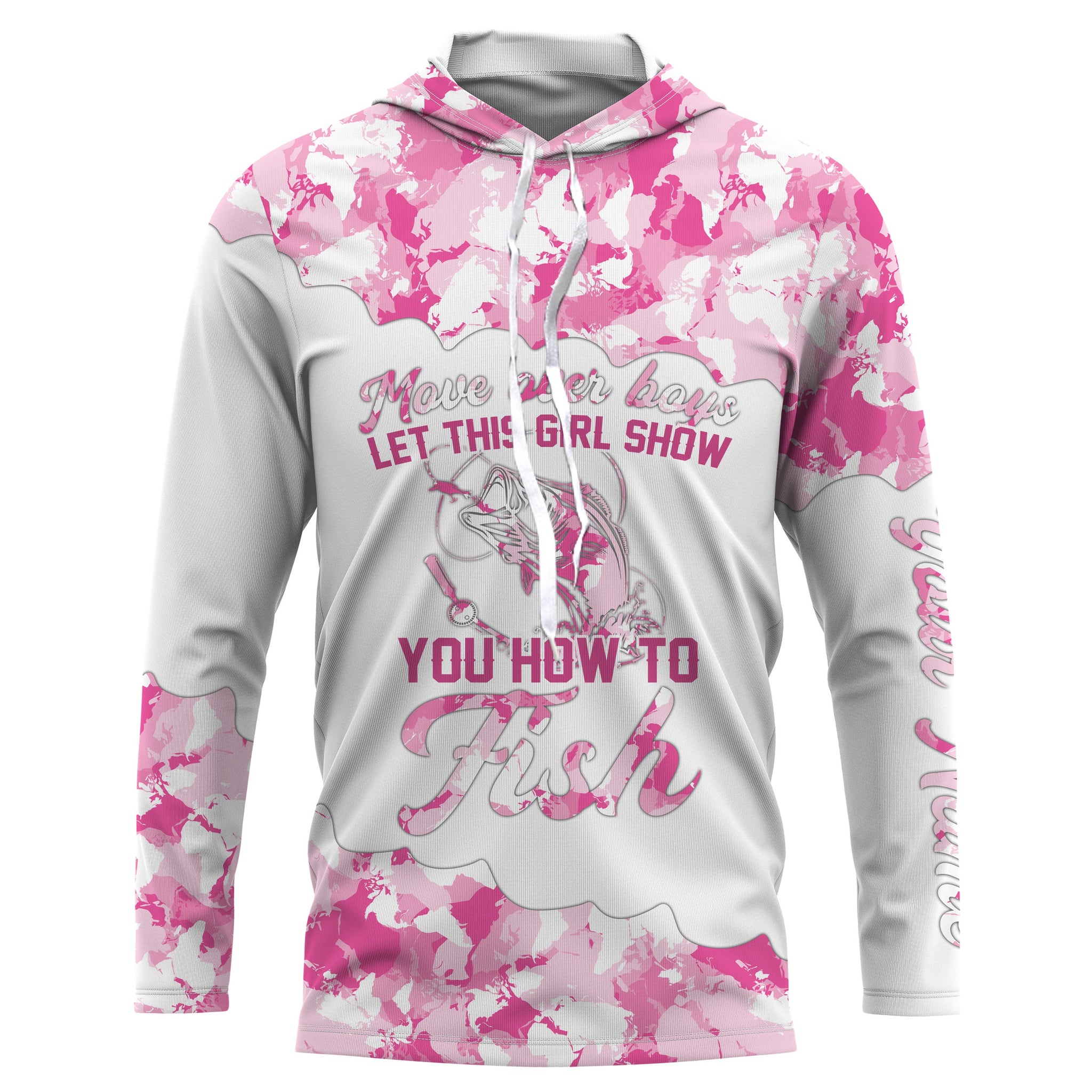 Pink camo let this girl show you how to fish girls fishing shirts for –  ChipteeAmz