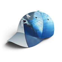 Load image into Gallery viewer, Shark fishing sea camo Custom fishing hat Unisex Fishing Baseball Angler hat cap NQS4518