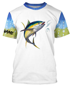 Tuna Fishing 3D All Over print shirts personalized fishing apparel for Adult and kid NQS578