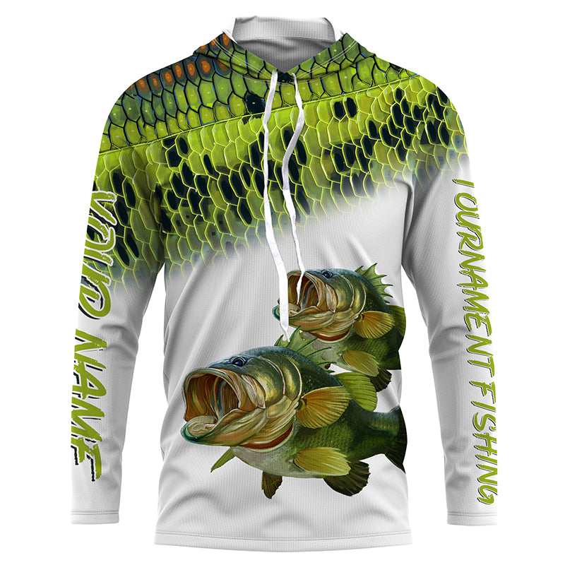 Angry Bass Fishing Jerseys, Custom Bass Fishing Long Sleeve Fishing  Tournament Shirts | Blue IPHW3372