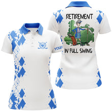 Load image into Gallery viewer, Funny Womens golf polos shirts custom retirement in full swing, Mother&#39;s day gifts for mom| Multicolor NQS5295