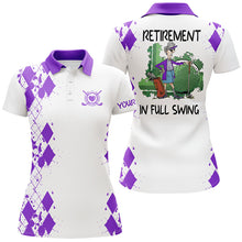 Load image into Gallery viewer, Funny Womens golf polos shirts custom retirement in full swing, Mother&#39;s day gifts for mom| Multicolor NQS5295