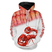 Load image into Gallery viewer, Lobster fishing customize name all over print shirts personalized gift NQS227