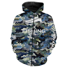 Load image into Gallery viewer, Mahi mahi (Dorado) Fishing Squad Camo Customize Name 3D All Over Printed Fishing Shirts NQS374