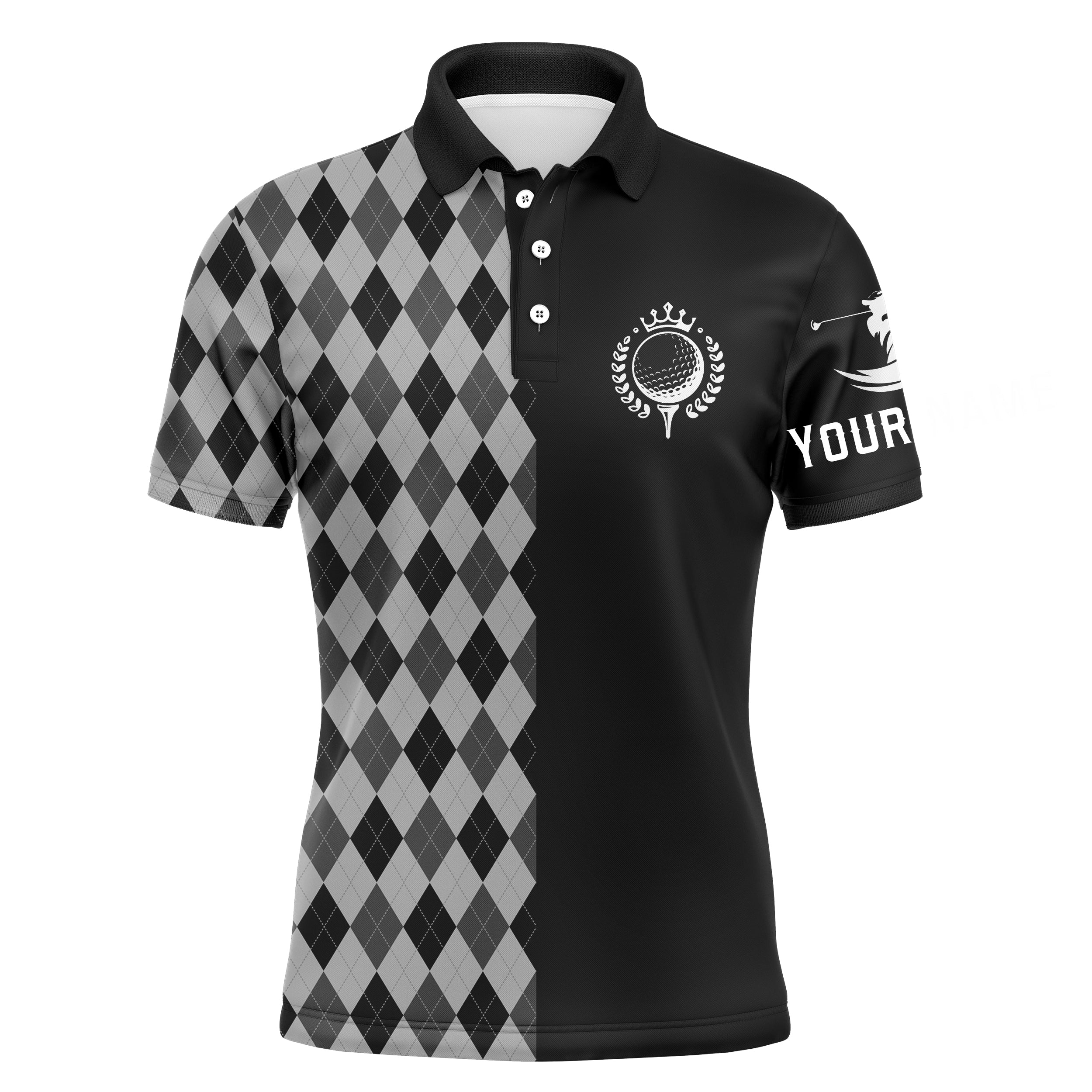 Black Golf Shirt Template