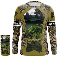Load image into Gallery viewer, Crappie Fishing Customize Name Camo 3D All Over Printed Shirts Personalized Gift For Adult And Kid NQS503