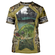 Load image into Gallery viewer, Crappie Fishing Customize Name Camo 3D All Over Printed Shirts Personalized Gift For Adult And Kid NQS503