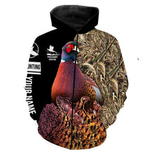 Load image into Gallery viewer, Pheasant Hunting Camo Customize Name 3D All Over Printed Shirts Personalized Hunting gift For Adult And Kid NQS631