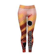 Load image into Gallery viewer, Beautiful Redfish Puppy drum skin customize name fishing pants, leggings personalized gift - NQS896